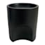 Black Pillar Candle Holder, 4"