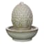 Providence Ceramic Acorn Tabletop Outdoor Fountain, 8.7"
