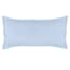 Providence Blue Cotton Velvet Throw Pillow, 14x36