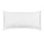 Providence White Cotton Velvet Throw Pillow, 14x36