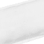 Providence White Cotton Velvet Throw Pillow, 14x36