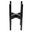 Black Bamboo Adjustable Plant Stand, 10"