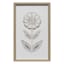 Honeybloom Framed Floral Embroidered Canvas Wall Art, 13x21