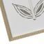 Honeybloom Framed Floral Embroidered Canvas Wall Art, 13x21