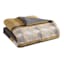 7-Piece Davin Yellow & Grey Comforter Set, Full/Queen