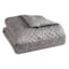 7-Piece Langston Grey Comforter Set, Full/Queen