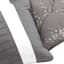 7-Piece Wayton Grey Comforter Set, Full/Queen