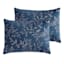 7-Piece Villard Blue Comforter Set, Full/Queen