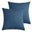 7-Piece Villard Blue Comforter Set, Full/Queen