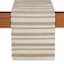 Crosby St. Natural Ribbed Table Runner, 72"
