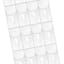 28-Pocket Clear Over The Door Shoe Closet Organizer