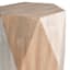 Found & Fable Hexagon Wood Accent Table