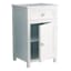 Providence Layne 1-Drawer & 1-Door Cabinet, White