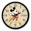 Mickey Mouse Round Wall Clock, 10"