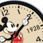 Mickey Mouse Round Wall Clock, 10"