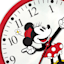 Minnie Mouse Round Wall Clock, 10"