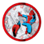 Spiderman Red Round Wall Clock, 10"