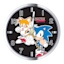 Sonic Tails Round Wall Clock, 10"
