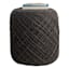 Ty Pennington Reid Twisted Round Ottoman, Wool Grey
