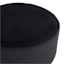 Emmy Stool with Black Wooden Legs, Black Velvet