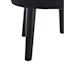 Emmy Stool with Black Wooden Legs, Black Velvet