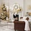 (D487) Providence Roma Ivory & Grey Medallion Area Rug, 8x10