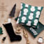 Crosby St. Plush Black Stocking, 20"