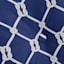 Providence Navy Blue Rope Lattice Outdoor Tufted Back Cushion