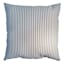 Navy Blue Ticking Striped Square Oversized Outdoor Throw Pillow, 20"