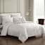 7-Piece Tricia Neutral Comforter Set, Full/Queen