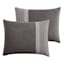 7-Piece Tamona Grey Comforter Set, Full/Queen