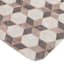 Beige & Grey Tiles Echo Doormat, 17x27