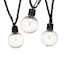40-Count G40 Clear Globe String Lights with Black Wire