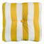 Providence Yellow Awning Striped Outdoor Tufted Back Cushion