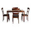 Anderson 5-Piece Wooden Dining Set, Walnut