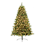 (A48) Pre-Lit Carolina Pine Christmas Tree, 6'