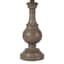 Brown Spindle Large Table Lamp with Shade, 22.75"
