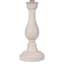 White Spindle Medium Table Lamp with Shade, 22.4"