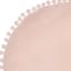 Tiny Dreamers Pink Round Pom-Pom Throw Pillow, 16"