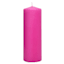 Pink Unscented Overdip Pillar Candle, 2.8x8