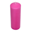 Pink Unscented Overdip Pillar Candle, 2.8x8