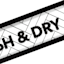 Framed Wash & Dry Wall Decor, 27x6