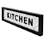 Framed Kitchen Wall Decor, 27x6