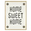 Home Sweet Home Wall Decor, 10x14
