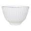 Providence White Serrated Outdoor Planter, 12"