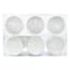 Willow Crossley 6-Pack Silver Unscented Votive Candles