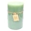 Honeybloom Green Unscented Rustic Pillar Candle, 4x6