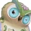 Owl Outdoor Garden Statue, 7"