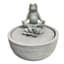 Yoga Frog Outdoor Fountain, 15"