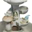 Mushroom House Outdoor Fountain, 15"